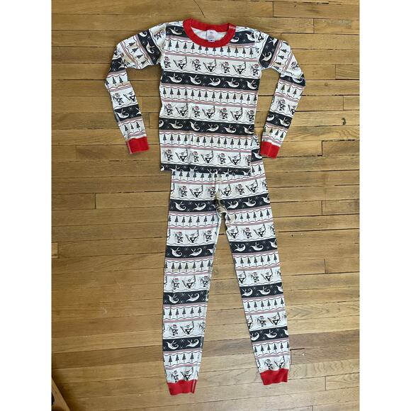Hanna Andersson Disney Nightmare Before Christmas Long John Pajama Set Size 12 - Picture 1 of 5